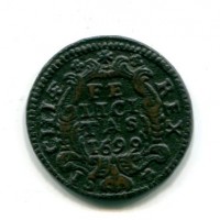 Palermo, Carlo II (1665-1700): 1 grano 1699 (MIR#497/2)