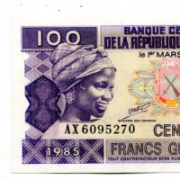 Guinea: 100 franchi 1985 (Pick#30a)
