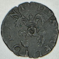 Milano, Francesco II Sforza (1522-1525): trillina (MIR,229#275), grammi 0.72, mm 15. Peso curiosamente molto basso, farebbe pensare ad un tondello del denaro