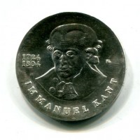Germania, Rep. Democratica (1949-1990): 20 marchi 1974 "Immanuel Kant"