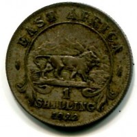 East Africa, Giorgio V (1910-1936): 1 scellino 1922 (KM#21)
