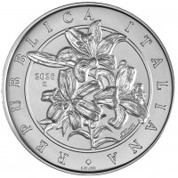 Italia 2026: 0.25 euro "FLORA", moneta da un'oncia