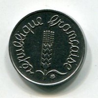 Francia, Quinta Repubblica (dal 1959): 1 centesimo 1965 "Epi" (Gadoury#91)