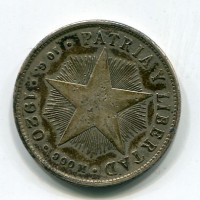 Cuba: 40 centavos 1920 (KM#14.3)