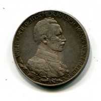 Germania, Prussia, Guglielmo II (1888-1918): 3 marchi 1913-A (KM#535)