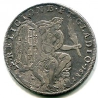 Napoli, Carlo II (1674-1700): 1/2 ducato 1683 (Pannuti-Riccio#4)
