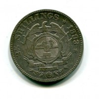 Sud Africa: 2 1/2 scellini 1893 (KM#7)