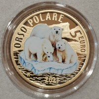 Italia 2021: 5 euro "Orso Polare"