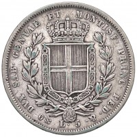 Carlo Alberto (1831-1849): 5 lire 1831-Ge (Gigante#53)