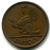 Irlanda: 1 penny 1941 (KM#11)
