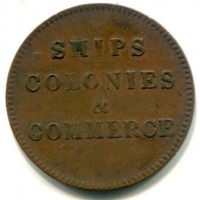 Canada, Prince Edward Island, Vittoria (1837-1901): token da 1/2 penny (1835) (Breton#997)
