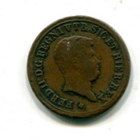 Napoli, Ferdinando II (1830-1859): 1 1/2 tornese 1836 (Gigante#267)