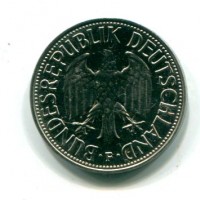 Germania, Rep. Federale (dal 1949): 1 marco 1969-F (KM#110)