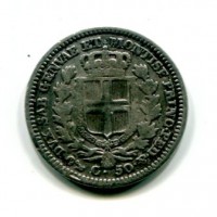 Carlo Alberto (1831-1849): 50 cent. 1833-Ge (Gigante#140), 136 pezzi coniati
