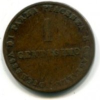Parma, Maria Luigia (1815-1847): 1 centesimo 1830 (Gigante#16)
