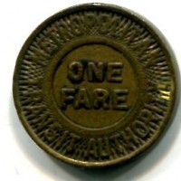 USA, Boston: token per trasporti pubblici (anni '50)
