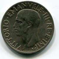 Vittorio Emanuele III (1900-1943): 1 lira 1936-XIV "Impero" (Gigante#153)