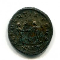 Probo (276-282 d.C.): antoniniano "CLEMENTIA TEMP" zecca di Cizico (RIC#905), gr.4,26
