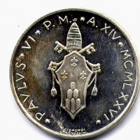 Vaticano, Paolo VI (1963-1978): 500 lire 1976-XIV