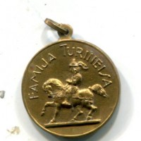 Torino 1954: medaglia per il carnevale "Famija Turineisa"