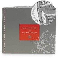 Gran Bretagna, Elisabetta II (1952-2022): 1 penny 2013 "The 2013 Lucky Silver Penny", nella confezione-regalo ufficiale della Royal Mint