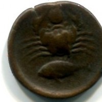 Sicilia, Akragas (415-406 a.C.): onkia (CNS#82)
