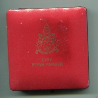 Paolo VI (1963-1978): medaglia 1966 "75° Enciclica Rerum Novarum", nella sua scatola originale
