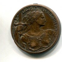 Italia 1916: medaglia "Nel Cuore della Patria Tutto Rivive", diametro 21mm