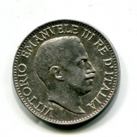Somalia Italiana, Vittorio Emanuele III (1909-1925): 1 rupia 1910 (Gigante#1)
