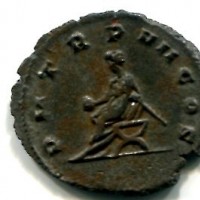 Gallieno (253-268 d.C.): antoniniano "PR TR P VII COS", zecca di Mediolanum (RIC#311), gr. 4,13
