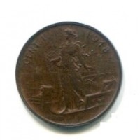 Vittorio Emanuele III (1900-1943): 1 cent. 1918 (Gigante#322)
