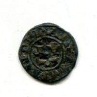 Brindisi, Enrico VI e Costanza (1195-1196): denaro (MIR,74#256)
