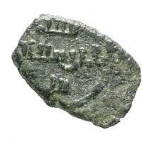 Palermo, Ruggero I conte (1077-1101): kharruba (D'Andrea#4), grammi 0.26