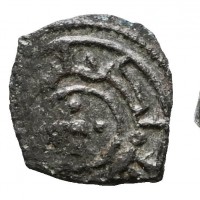 Messina, Ruggero II (1105-1154): kharruba (Tarascio#88), grammi 0.26