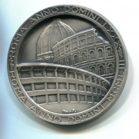 Roma 1953: medaglia per la costruzione dello stadio Olimpico, opus Moschi, diametro 55mm, con scatola ufficiale