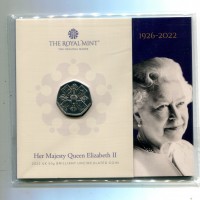 Gran Bretagna, Elisabetta II (1952-2022): 50 pence 2022 "Queen Elizabeth II Memorial"
