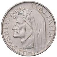 Repubblica Italiana: 1965, 500 lire "Dante" (Gigante#42)