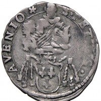 Avignone, Urbano VIII (1623-1644): barberino 1627 (MIR#1744/6; Boudeau#966), grammi 2,91