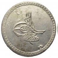 Turchia, Mustafa III (1171-1187=1757-1774): 1 kurush=40 para 1171/85 (OC,26,019#02), grammi 18.64