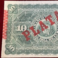 Cuba: 10 pesos 15/05/1896 -PLATA- (Pick#49c)