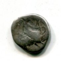 Eubea, Histiaia (III-II sec. a.C.): tetrobolo (BMC#99/100), gr.2,06
