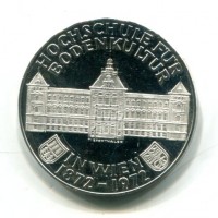 Austria, Repubblica: 50 scellini 1972 "100° Anniversario Istituto di Agricoltura" (KM#2987)
