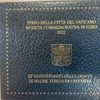 Vaticano 2022: 2 euro commemorativi "25° anniversario della morte di Madre Teresa di Calcutta"