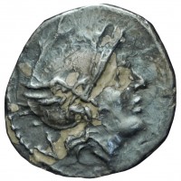Anonime (211-208 a.C.): quinario (Crawford#44/6), gr. 2.12, mm 16