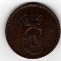 Danimarca, Cristiano IX (1863-1906): 5 ore 1874 (KM#794.1)