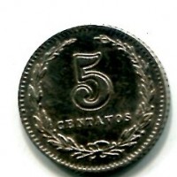 Argentina: 5 centavos 1903 "Liberty Head" (KM#34)
