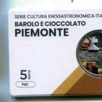 Italia 2025: 5 euro "Piemonte-Barolo e Cioccolato"
