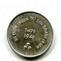Svizzera, Berna: medaglia 1949 "Battaglia di Dornach", g.15,00