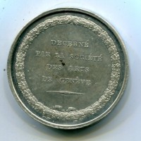 Svizzera, Ginevra: medaglia "Decerne' Par La Societè Des Arts De Geneve", diametro 41mm, gr. 64,39