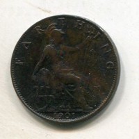 Gran Bretagna, Vittoria (1837-1901): farthing 1901 (Spink#3964)
